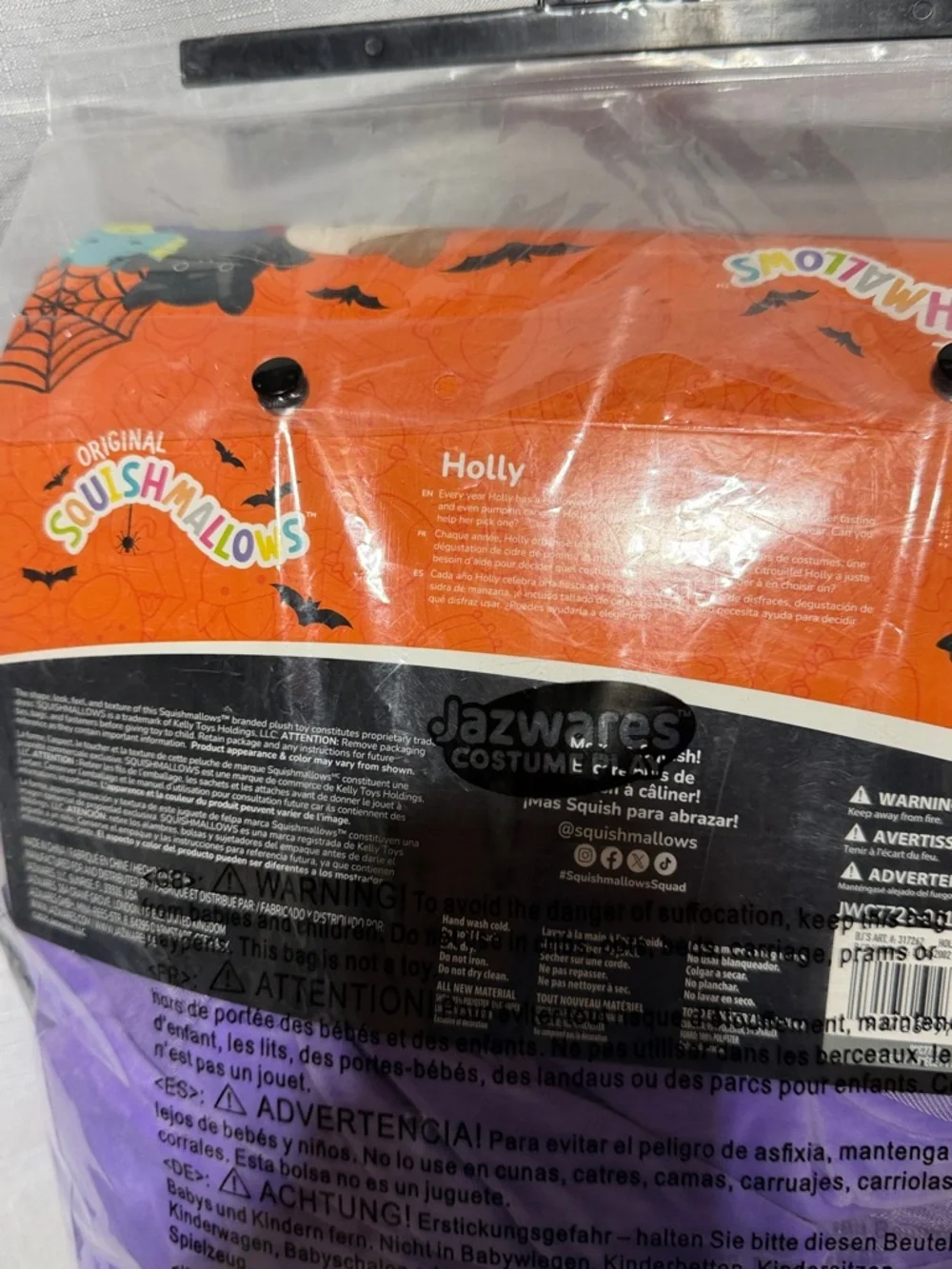 Jazwares JWC1250 Squishmallows Holly Owl Costume